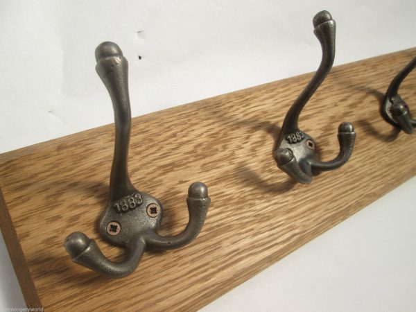 Large 1883 10 Hook Coat Rail 108cm