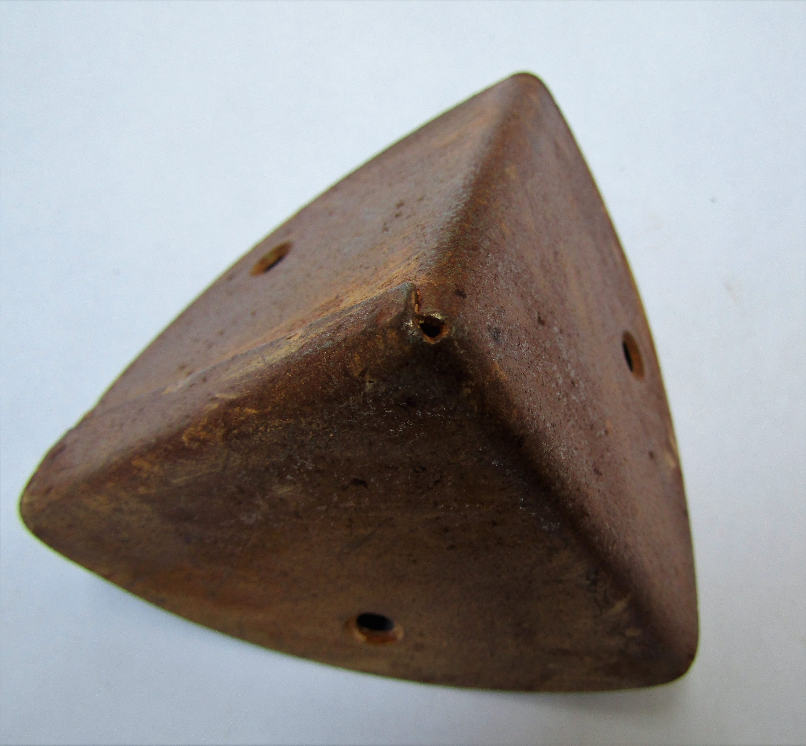 Pack Of 4 Large 70mm Round Chest Corners Rust