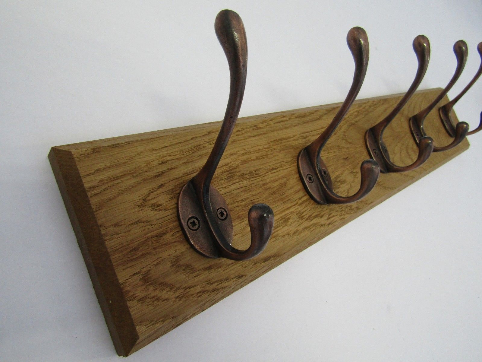 Cast Iron Antique Copper Victorian 10 Hook Coat Rail 108cm