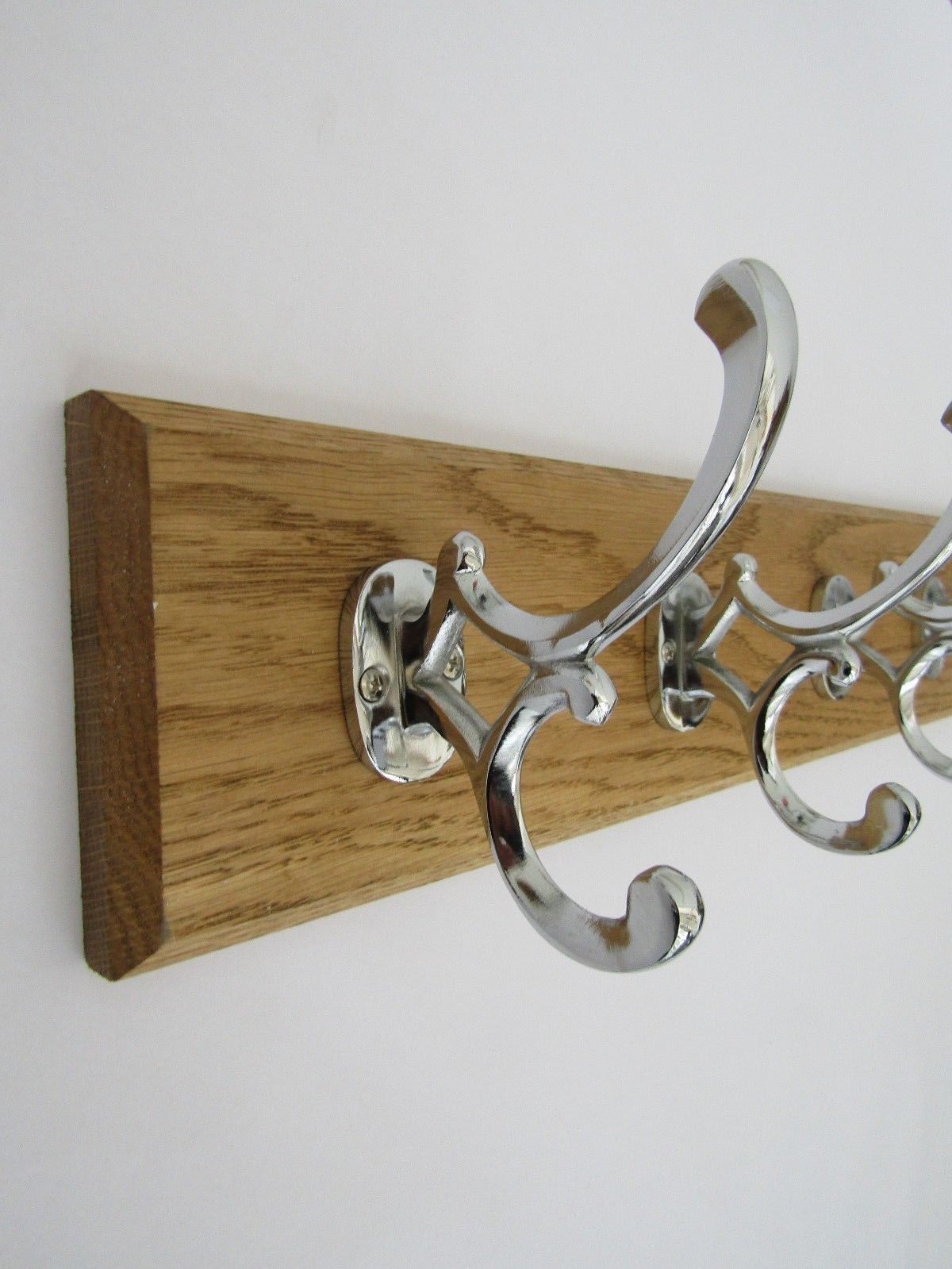 Chrome Addison 10 Hook Coat Rail 108cm