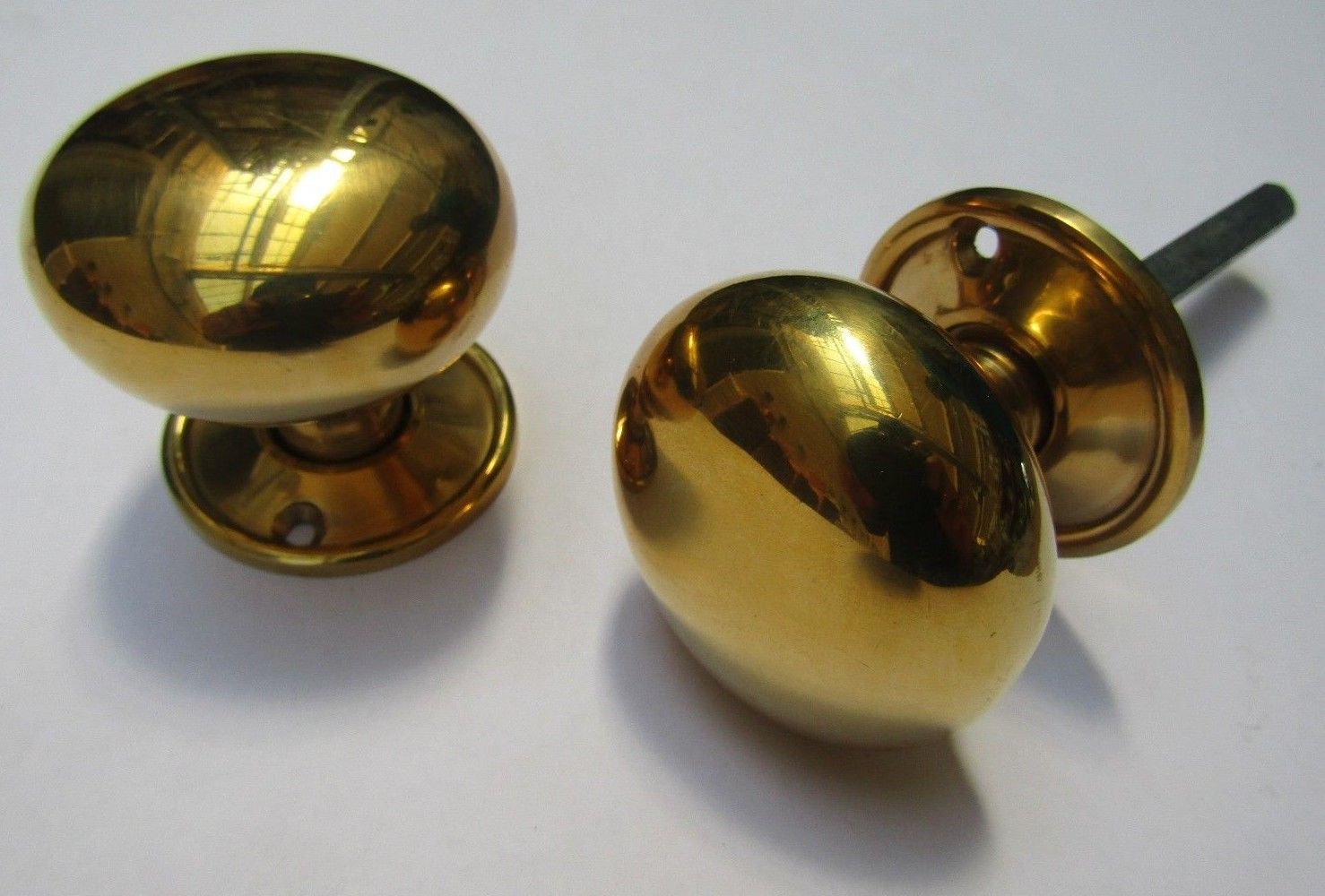 Mortice Door knob Antique Brass Cottage