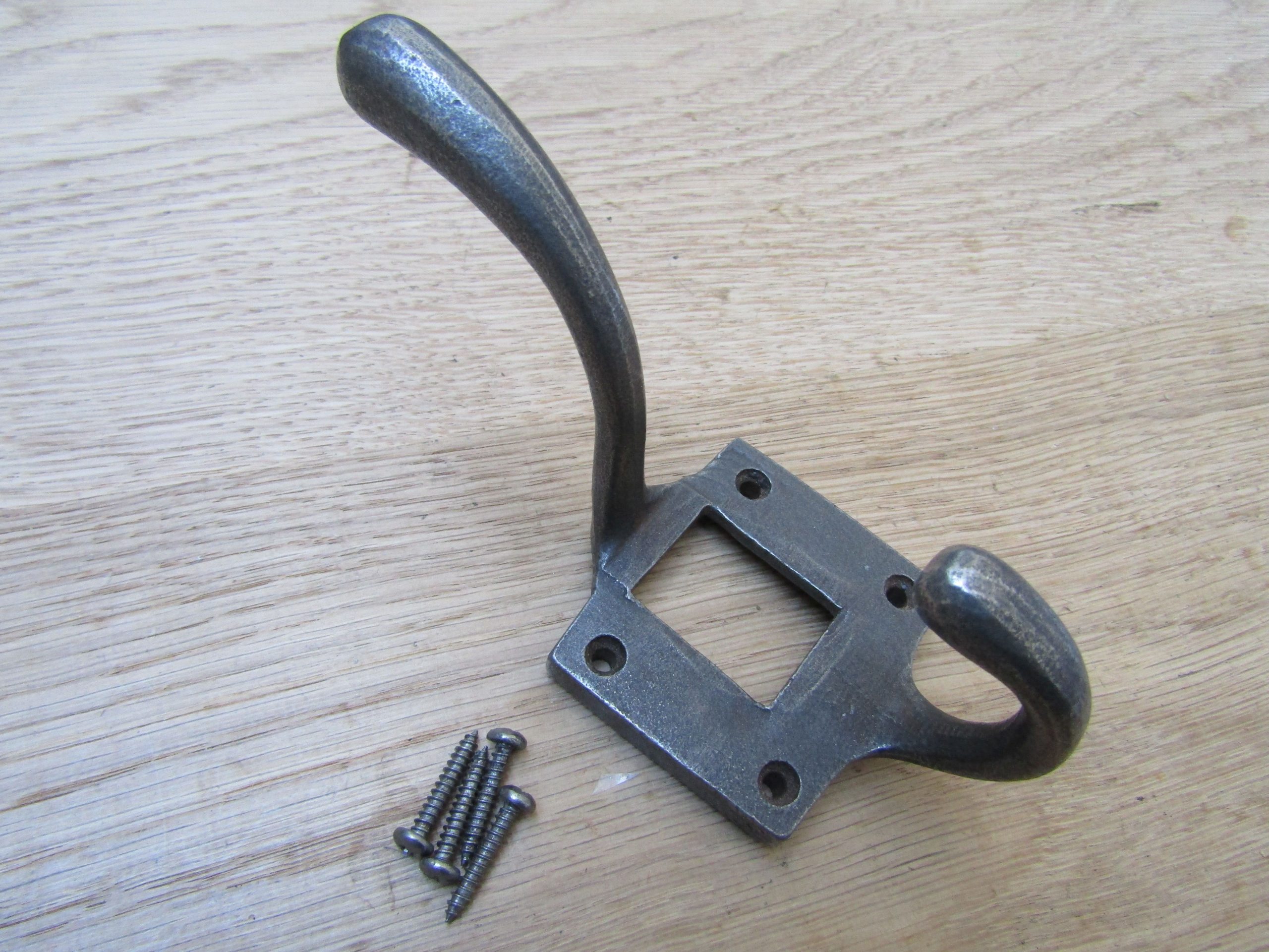 Pack Of 5 Chunky Rustic Label Holder Coat Hooks