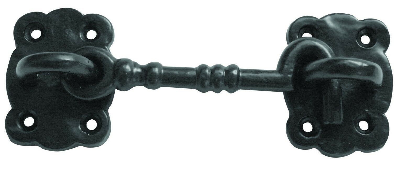 12" Decorative Cabin Hook Black Antique