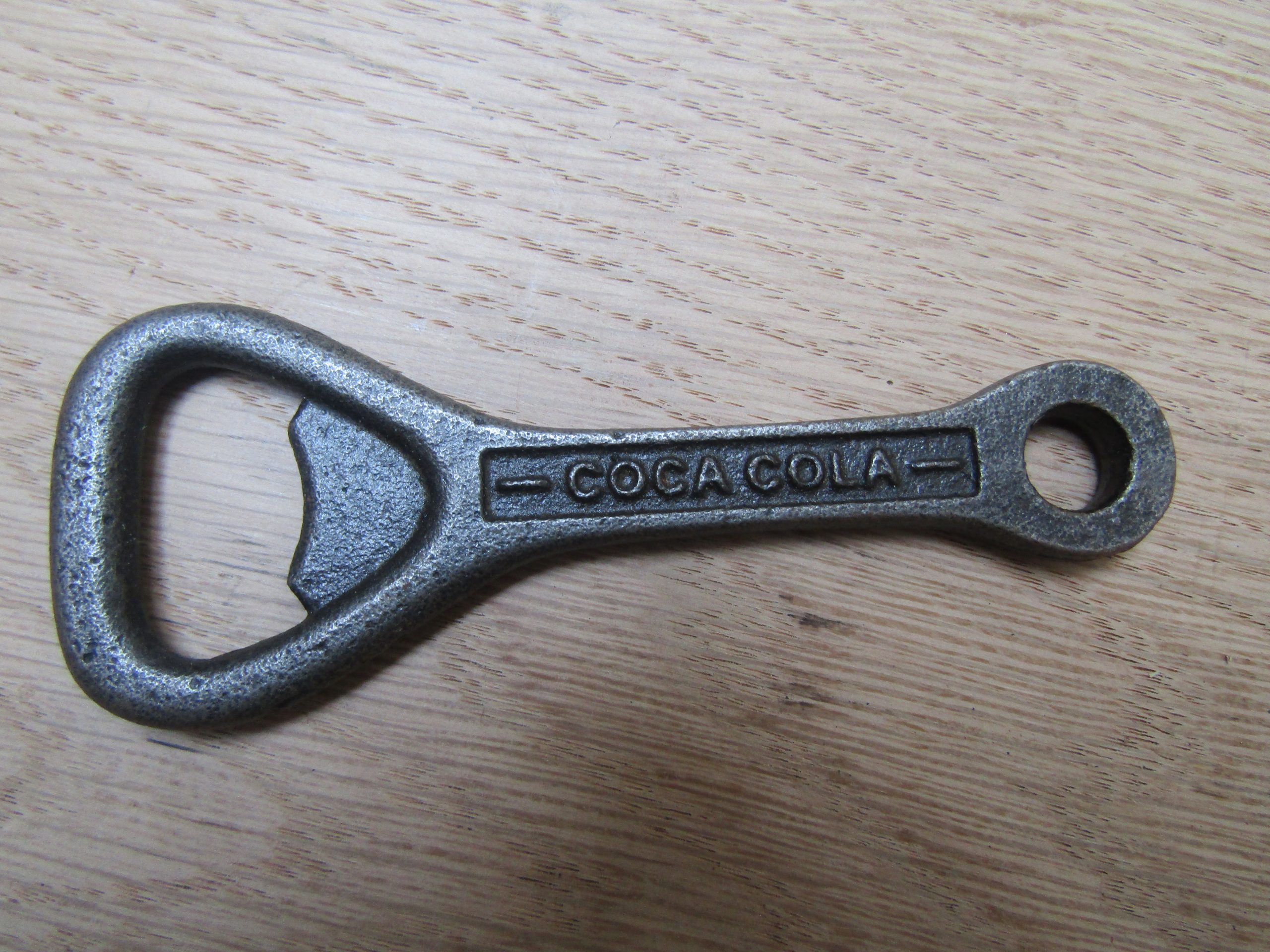 Cast Iron Flat Coca Cola Bottle Opener