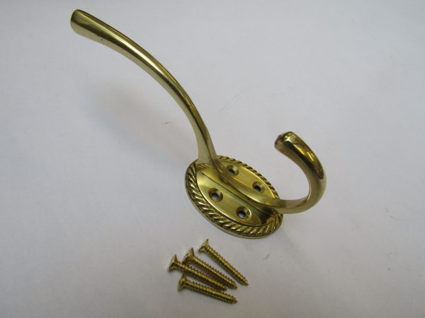 Pack Of 5 Georgian Oval Base Coat Hooks