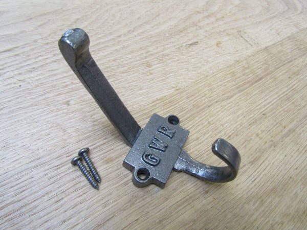 Pack Of 5 GWR Railway Coat Hooks