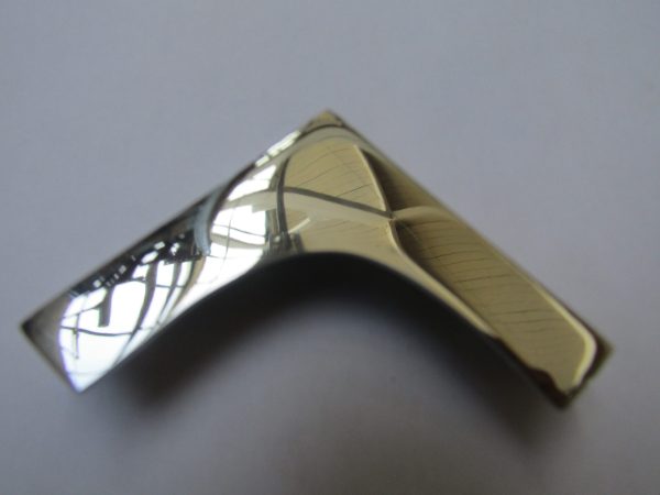 Pack Of 2 Military Chest Corner Polished Chrome