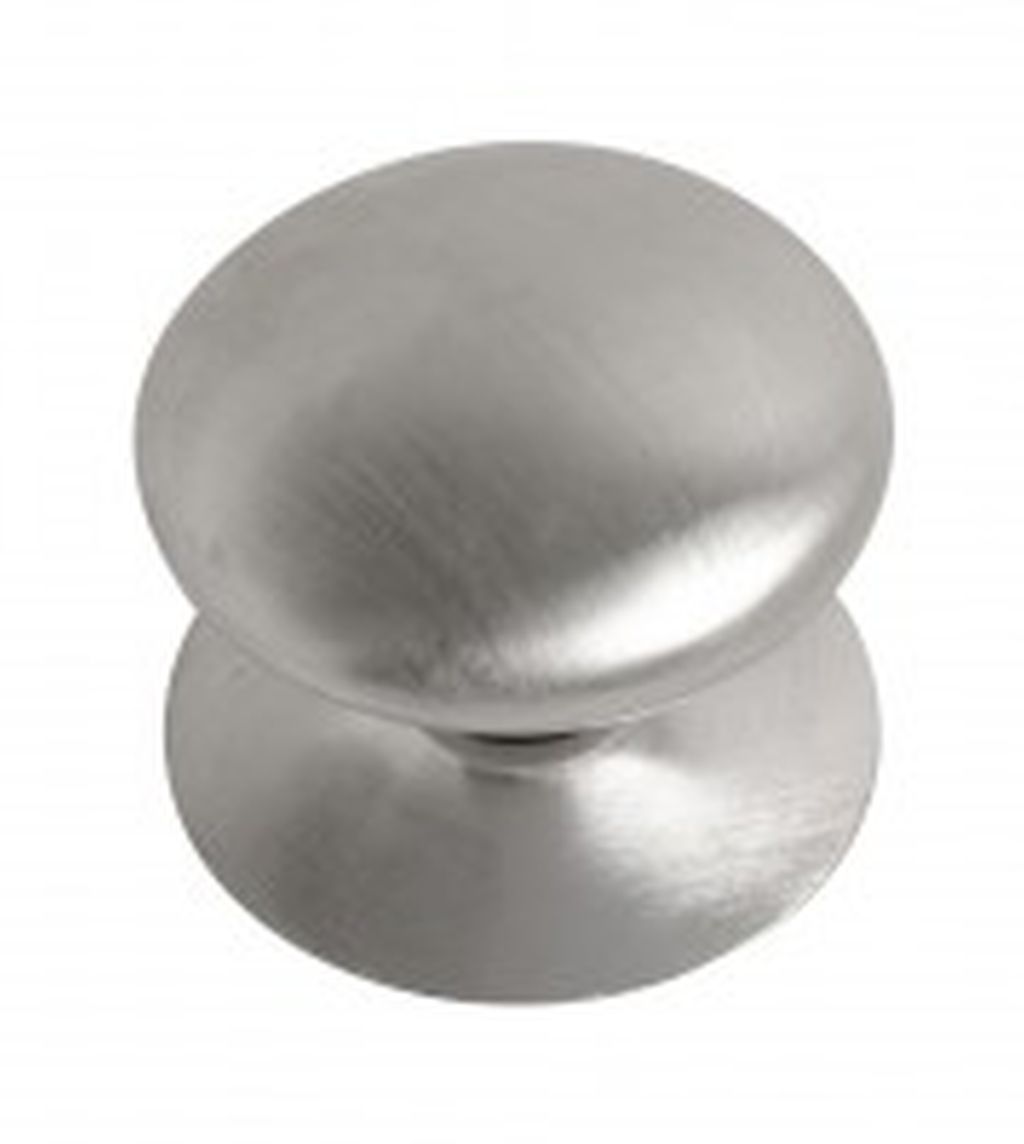Victorian Cabinet Knob Satin Chrome 38mm