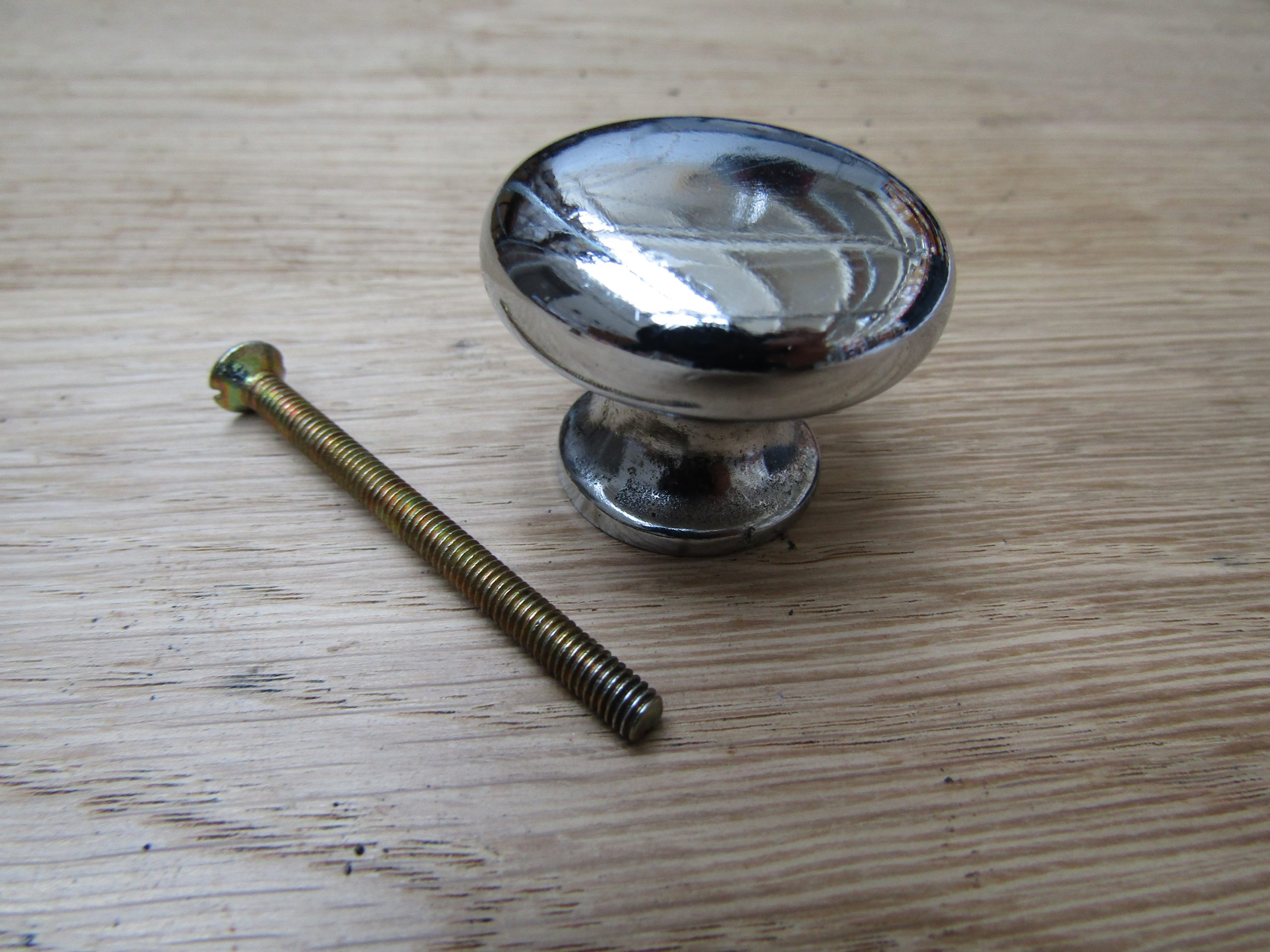 Shaker Cabinet Knob Chrome