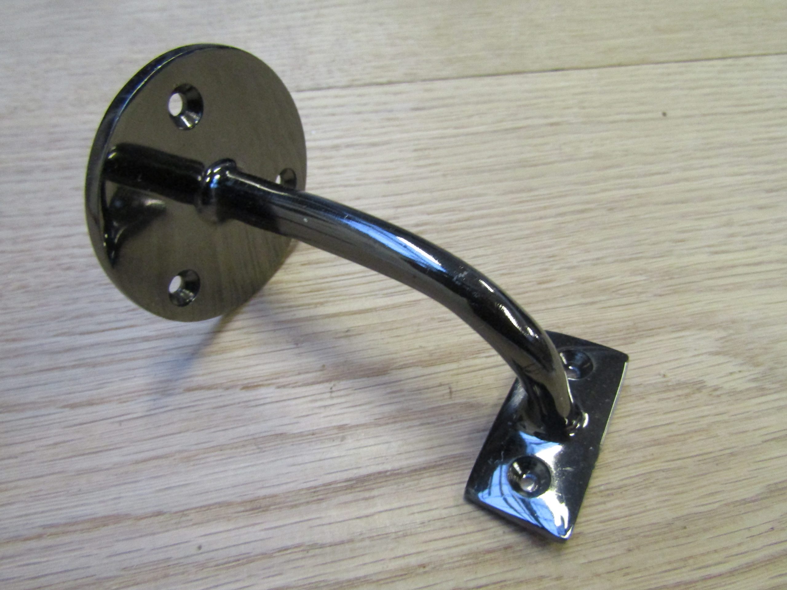 Polished Black Nickel Handrail Bracket