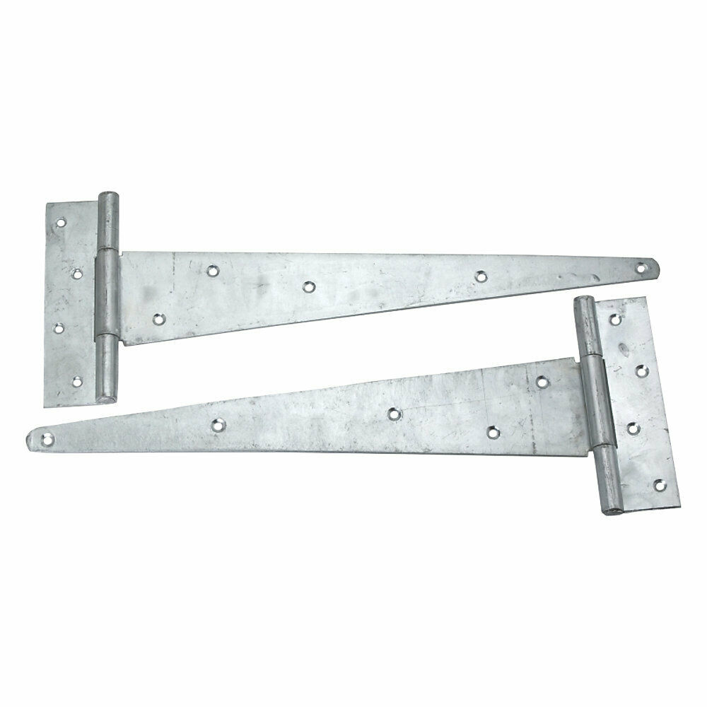 Pair of 20" Galvanised T-Hinges