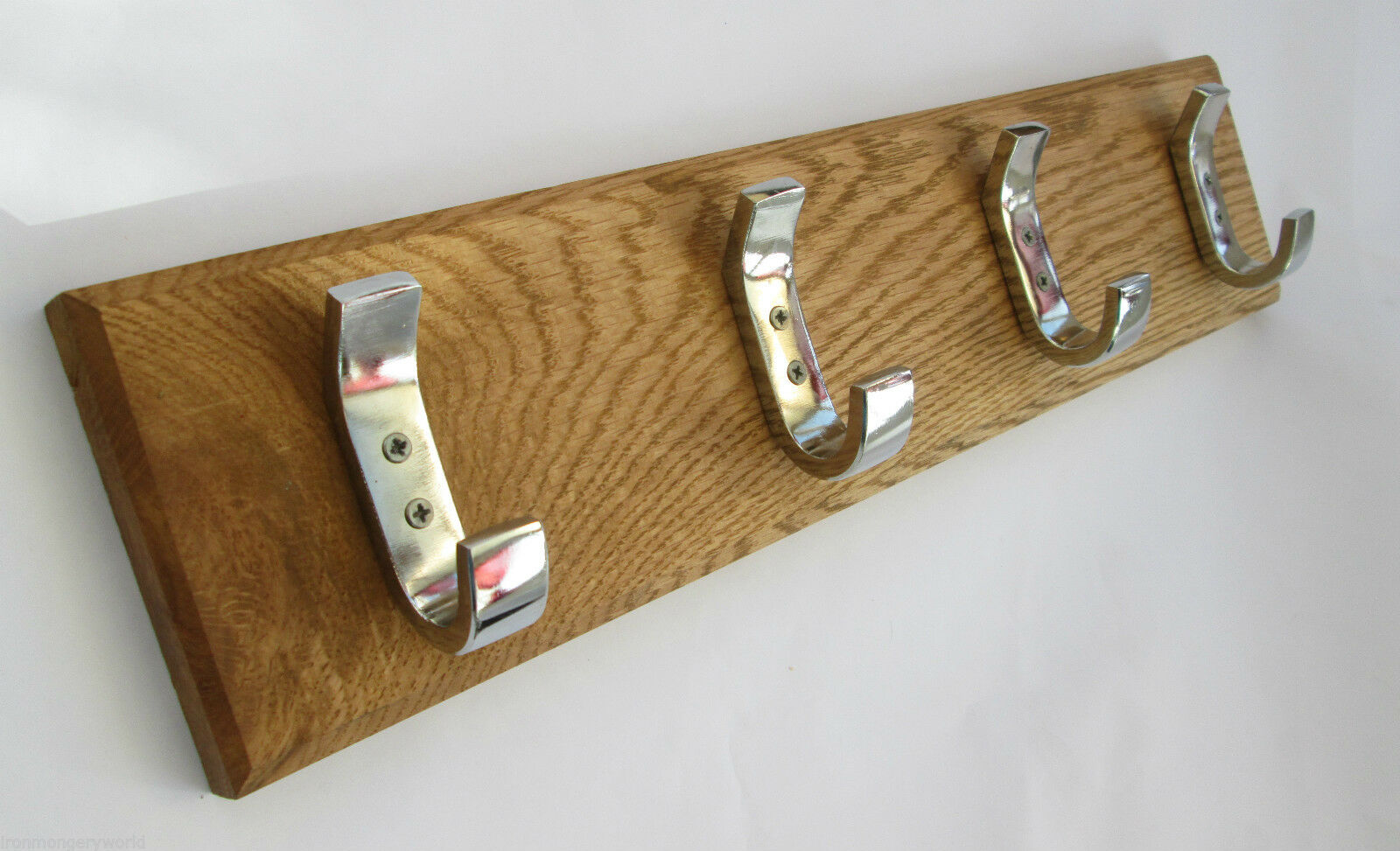 Chrome Student 10 Hook Coat Rail 108cm