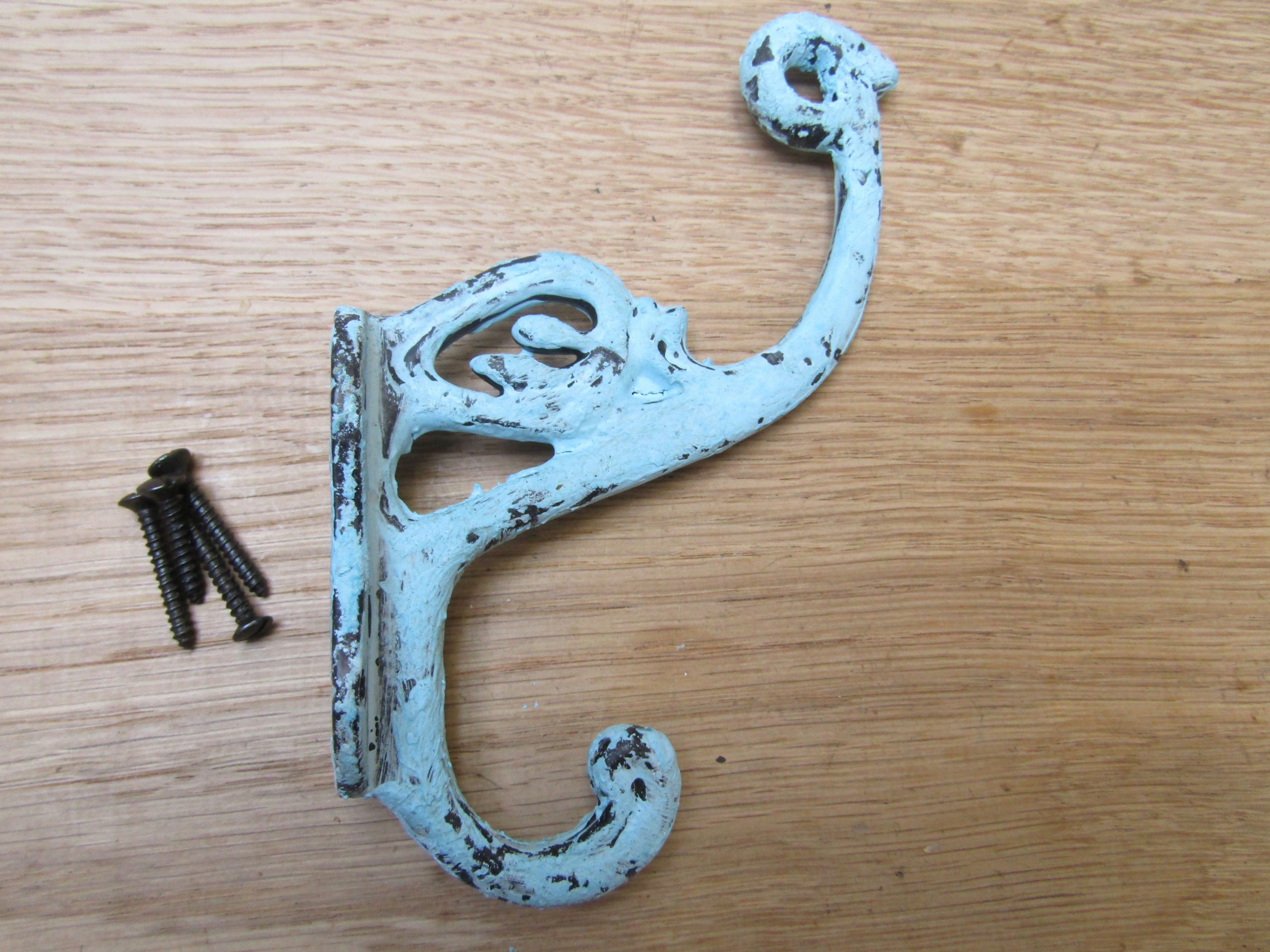 Pack Of 5 Swan P Coat Hooks Blue Patina