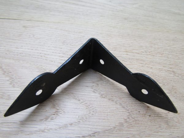 Pack Of 2 Arrow Head Corner Brace Black Small